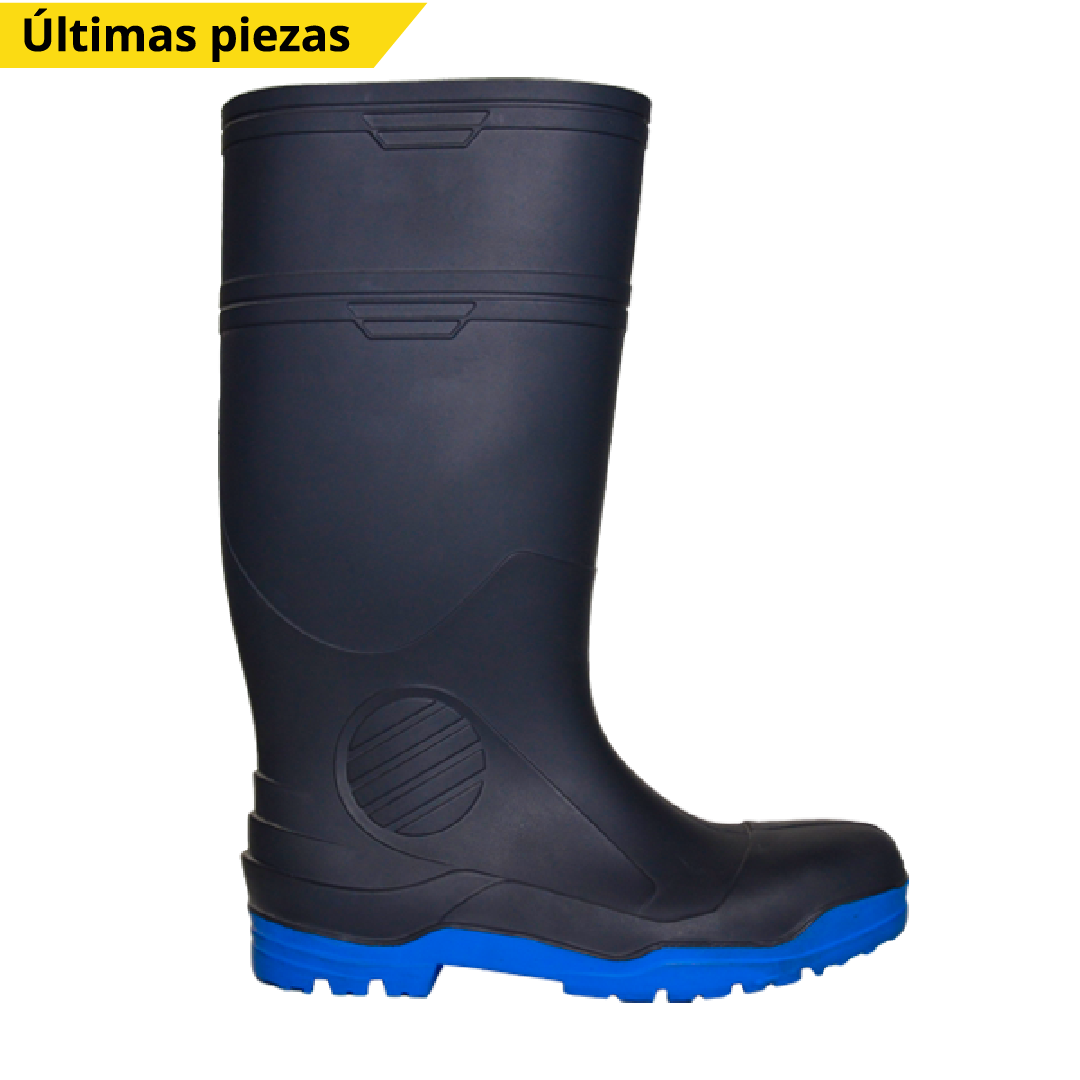 BOTA MÁXIMA RESISTENCIA CON CASCO ULTRAPRO DRYPRO NEGRO/AZUL DP701